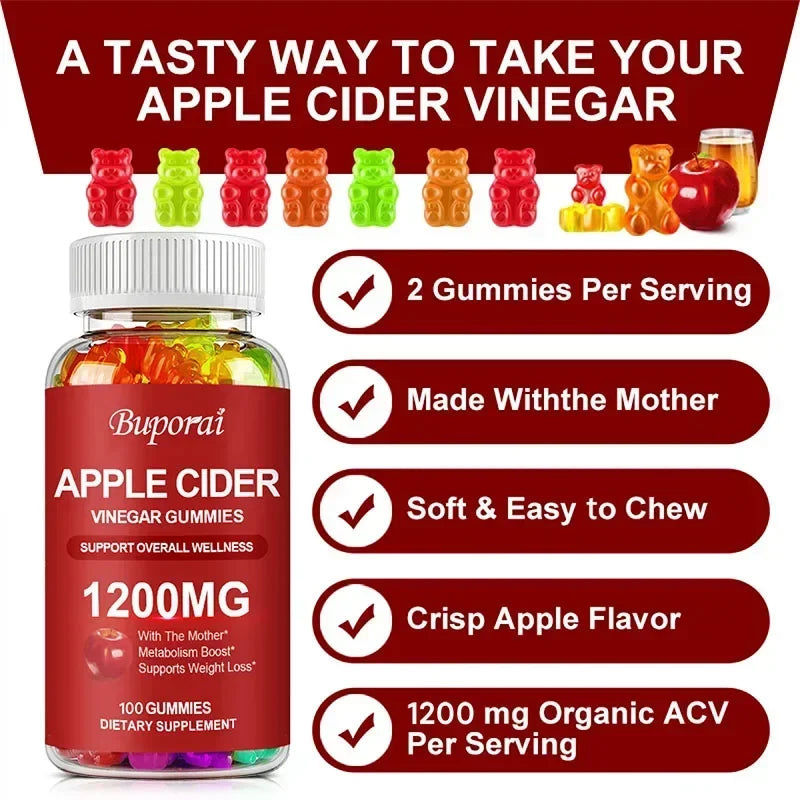 Apple Cider Vinegar Gummies 1200MG