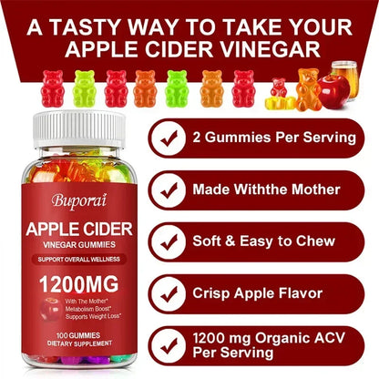 Apple Cider Vinegar Gummies 1200MG