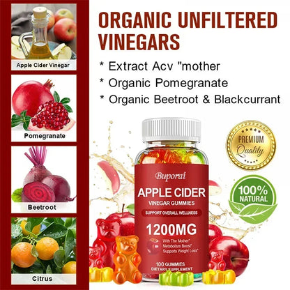 Apple Cider Vinegar Gummies 1200MG