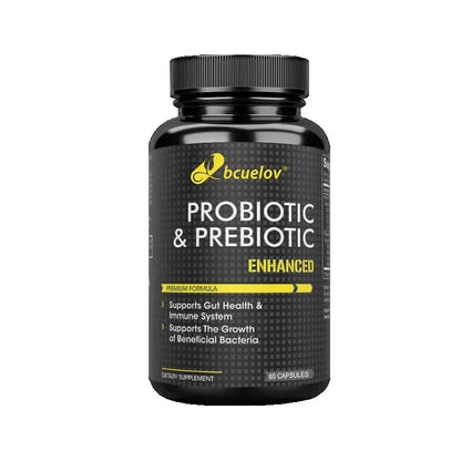 Bcuelov Probiotic and Prebiotic Dietary Supplement - Supports Gut and Digestive Health - Supports Immune System Health