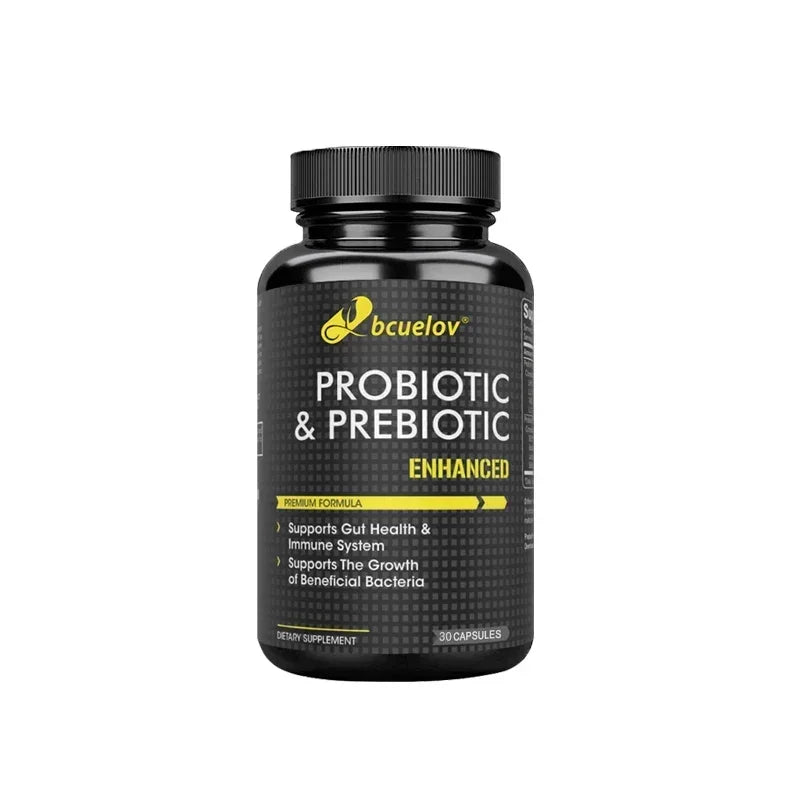 Bcuelov Probiotic and Prebiotic Dietary Supplement - Supports Gut and Digestive Health - Supports Immune System Health
