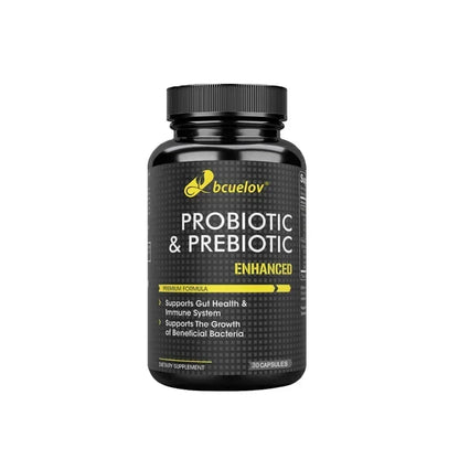 Bcuelov Probiotic and Prebiotic Dietary Supplement - Supports Gut and Digestive Health - Supports Immune System Health