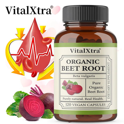 Organic Beetroot Capsules - 950mg Beetroot
