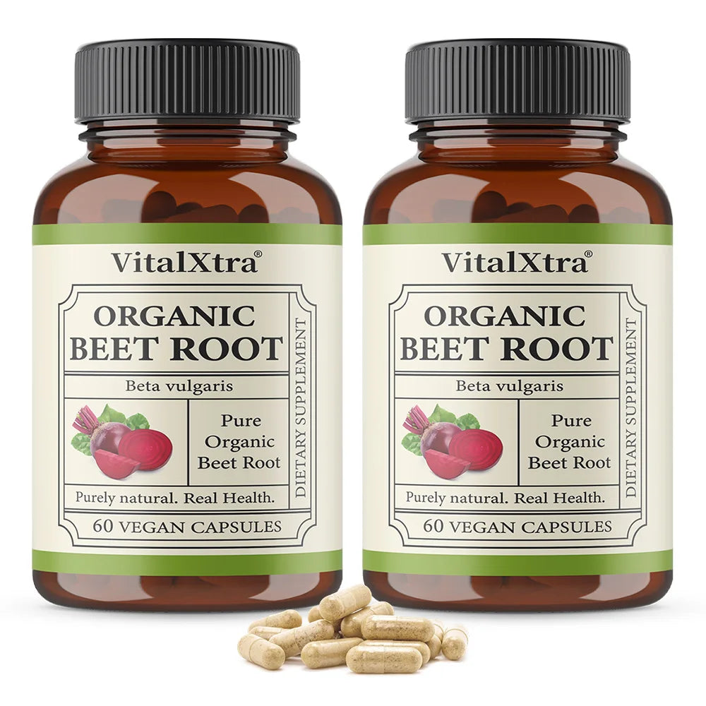 Organic Beetroot Capsules - 950mg Beetroot