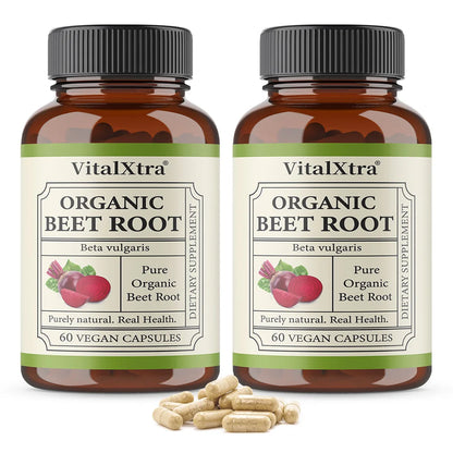 Organic Beetroot Capsules - 950mg Beetroot