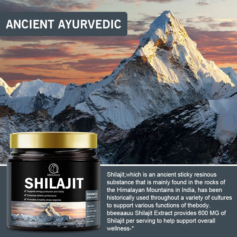 60g 100% Himalaya Pure Shilajit Resin