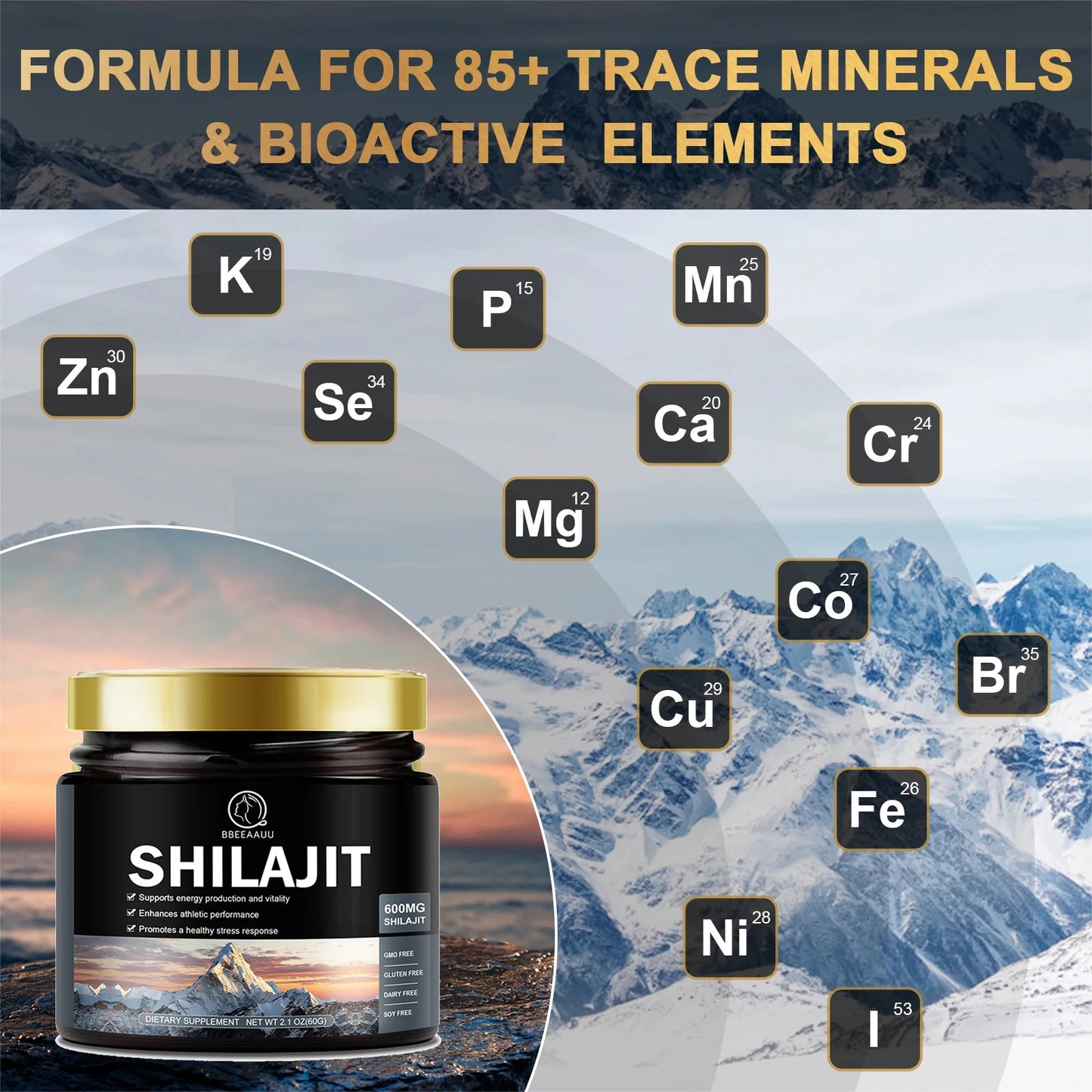 60g 100% Himalaya Pure Shilajit Resin