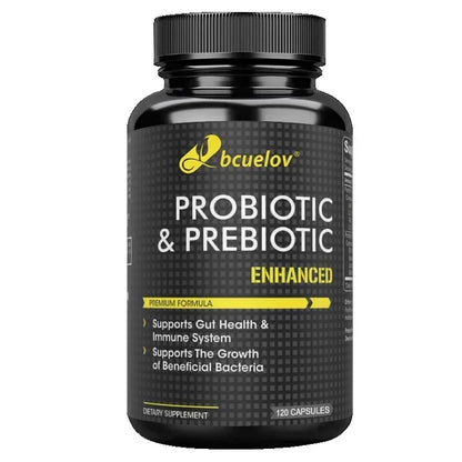 Bcuelov Probiotic and Prebiotic Dietary Supplement - Supports Gut and Digestive Health - Supports Immune System Health